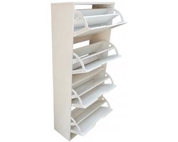VDD - Schoenenkast - Halkast - Schoenen opbergsysteem - Wit