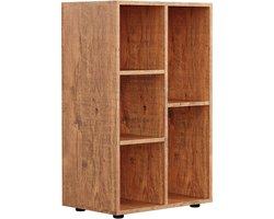 VDD - Vakkenkast - Vakken kast - Vakkenkast Roomdivider - Vakkenkast Oak - Wandkast - Wand kast - Boekenkast - Boekenkast Oak - Boeken kast - Oak - 5 vakken