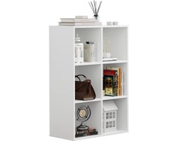VDD - Vakkenkast - Vakken kast- Vakkenkast wit - Boekenkast - Wandkast - Boeken kast - Boekenkast wit - Wand kast - wit