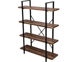 VDD Wandkast - industrieel open -  hout/metaalwart