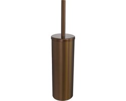 VDN Stainless Toiletborstel met houder - Toiletborstelhouder - Koper - Wc borstel met houder - RVS - Vrijstaand