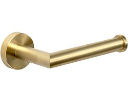 VDN Stainless wc rolhouder goud - Toiletrolhouder - Toiletpapier houder - RVS