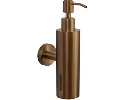 VDN Stainless Zeeppompje - Zeepdispenser wandmontage - Koper - Hangend - RVS