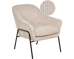 VEDDIGE - Fauteuil - Beige - Polyester