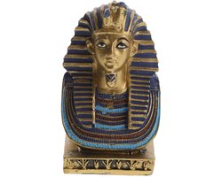 Veemoon Harsbeeld: Toetanchamon Buste Gouden Egyptische Buste Decoraties voor het Bureau op Kantoor Thuis in de Studeerkamer