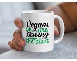 Vegan Mug, Milieubewust, Planten Liefhebber, Veganistisch Cadeau Idee, Duurzaamheid, Bewust Leven, Grappige Vegan Mok