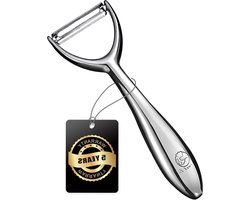 Vegetable Peeler Stainless Steel Ultra Sharp Blade Ergonomic Non-Slip Handle - Potato Peeler Kitchen Vegetable Peelers - Cucumber Carrot Peeler - 5 Years Warranty