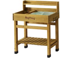 VegTrug - Oppottafel DeLuxe – 100% FSC® Hout – Ergonomische Tuin Oppottafel met Opbergruimte