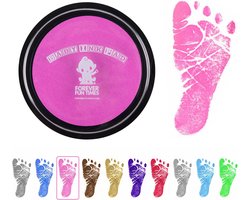 Veilige en Schone Inktkussen Set voor Baby Hand- en Voetafdrukken