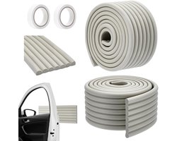 Veilige Schuim Hoekenbeschermers, 22.4 mm, 74 x 6.5 mm, Bescherming voor Meubelhoeken, Randbescherming voor Tafel en Kantoormeubilair met Scherpe Randen, Grijs