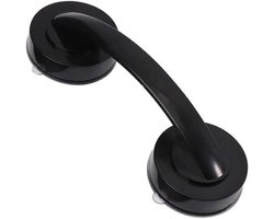 Veiligheidsgreep - Handgrepen - Zuignap Handgreep Badkamer - Handgreep Met Zuignap - Wandbeugel Badkamer - Douche Steun zonder Boren - Douche Handgreep Met Zuignap -Bad- & Douchegrepen - Helping Hand Handvat- Kastgrepen, glazen deuren, ramen - zwart