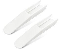 Veiligheidsvoeten voor Tripp Trapp Kinderstoel - 2x Antislip Voetbeschermers voor Kinderstoel - Witte Stoelpootbeschermers tegen Kantelen en Glijden - Ideaal voor Harde Vloeren en Tegels