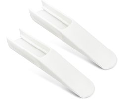 Veiligheidsvoeten voor Tripp Trapp Kinderstoel - 2x Antislip Voetbeschermers - Witte Stoelpoot Beschermers tegen Kantelen en Schuiven - Ideaal voor Harde Vloeren en Tegels - Kinderstoel Accessoires