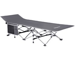 Veldbed XL Outdoor Campingligbed - Opvouwbed voor gasten, staal, 190 x 67 cm