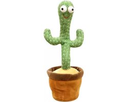 Velours Max® - Dansende Cactus - Interactieve Pratende Knuffel - TikTok - Dancing - 120 Liedjes - Recorder - Kinderen - Baby - Pluche - Speelgoed - Speelgoed 2 Jaar - Speelgoed 1 Jaar - Kinderspeelgoed - Knuffel - Knuffels -