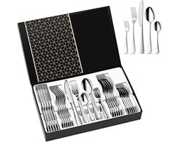 Velox Bestekset 6 Persoons - Bestek Set - Zilver