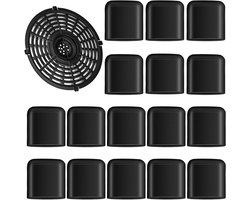 Velto95 - Rubberen Buffers Luchtfriteuse Onderdelen - Anti-Kras Siliconen Voetjes - Grillplaat Accessoires - Beschermafdekkingen (16 stuks)