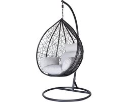 VELTRR® Egg Hangstoel - Hangstoel met Standaard - Chair voor Binnen en Buiten