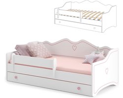 VELTRR® Kinderbed - Peuterbed - Babybed - Wit