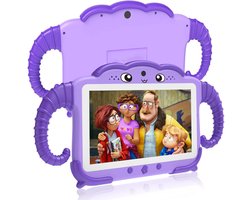VELTRR® Kindertablet Vanaf 3 Jaar - Tablet Kinderen - Kinderspeelgoed - Paars
