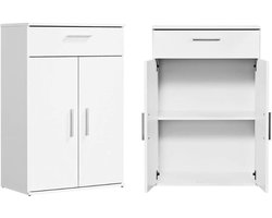 VELTRR® Opbergkasten met Deuren - Dressoir Kasten Binnen - Boekenkast