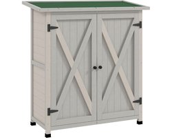 VELTRR® Tuinkast Hout - Tuinkist - Tuinkasten voor Buiten - Tuinberging