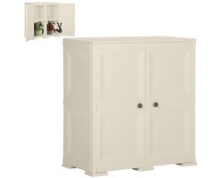 VELTRR® Tuinkast - Tuinkist - Tuinkasten voor Buiten - Tuinberging - Kunststof