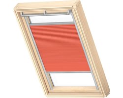 VELUX Origineel Verduisterend Plisségordijn (FHC), Zilveren Kozijn, SK06, Orange