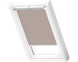 VELUX Origineel Verduisterend Rolgordijn (DKL) Wit Kozijn, MK04, Light Taupe