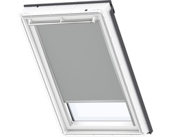 VELUX Origineel Verduisterend Rolgordijn (DKL), Zilveren Kozijn, M08, 308, 2, Grijs