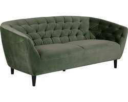 Velvet 3-zitsbank Salem Groen
