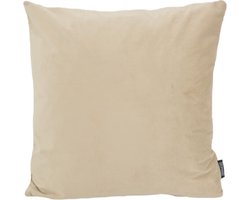 Velvet Beige Kussenhoes | Fluweel - Polyester | 45 x 45 cm
