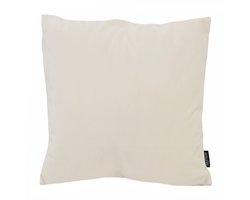 Velvet Crème Kussenhoes | Fluweel - Polyester | 45 x 45 cm