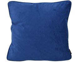 Velvet Essential Blauw Kussenhoes | 45 x 45 cm | Velvet/Polyester