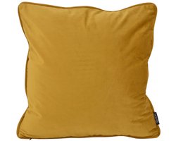 Velvet Essential Okergoud Kussenhoes | 45x45 cm | Velvet/Polyester