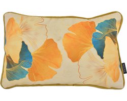 Velvet Ginkgo #3 Kussenhoes | Fluweel/Polyester | 30 x 50 cm