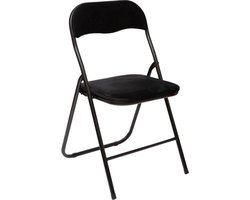 Velvet Klapstoel Barbe Zwart