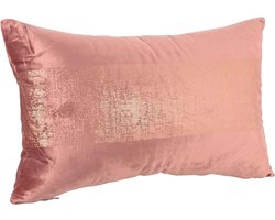 Velvet Kussen Sparcle – Roze/Goud 30 x 50 cm (incl. vulling)