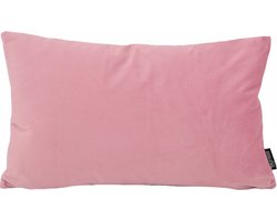 Velvet Lichtroze Long Kussenhoes | Fluweel - Polyester | 30 x 50 cm