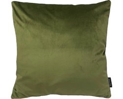 Velvet Olijfgroen Kussenhoes | Fluweel - Polyester | 45 x 45 cm | Groen