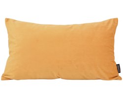 Velvet Oranje / Geel Kussenhoes | Fluweel - Polyester | 30 x 50 cm
