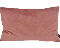 Velvet Oudroze Kussenhoes | Fluweel - Polyester | 30 x 50 cm