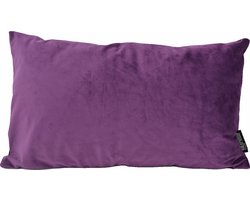Velvet Paars Long Kussenhoes | Fluweel - Polyester | 30 x 50 cm