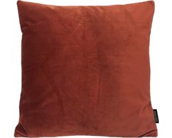 Velvet Roest Kussenhoes | Fluweel - Polyester | 45 x 45 cm | Bruin