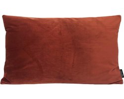 Velvet Roest Long Kussenhoes | Fluweel - Polyester | 30 x 50 cm