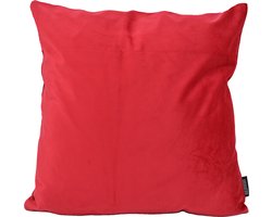 Velvet Rood Kussenhoes | Fluweel - Polyester | 45 x 45 cm
