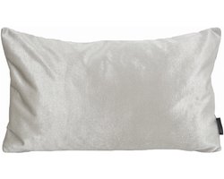 Velvet Zilver Kussenhoes | 30 x 50 cm | Velvet/Polyester