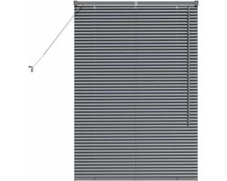 Venetiaanse Jaloezieën - Aluminium Gordijnen - Lichtregeling - Matte Afwerking - 85 x 130 cm - Donkergrijs