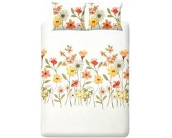 Venice Collection dekbedovertrek Fleurette - terra - (240x200//220)