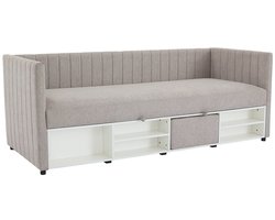 Vente-unique Bedbankje stof taupe 80 x 200 cm LAOZIA